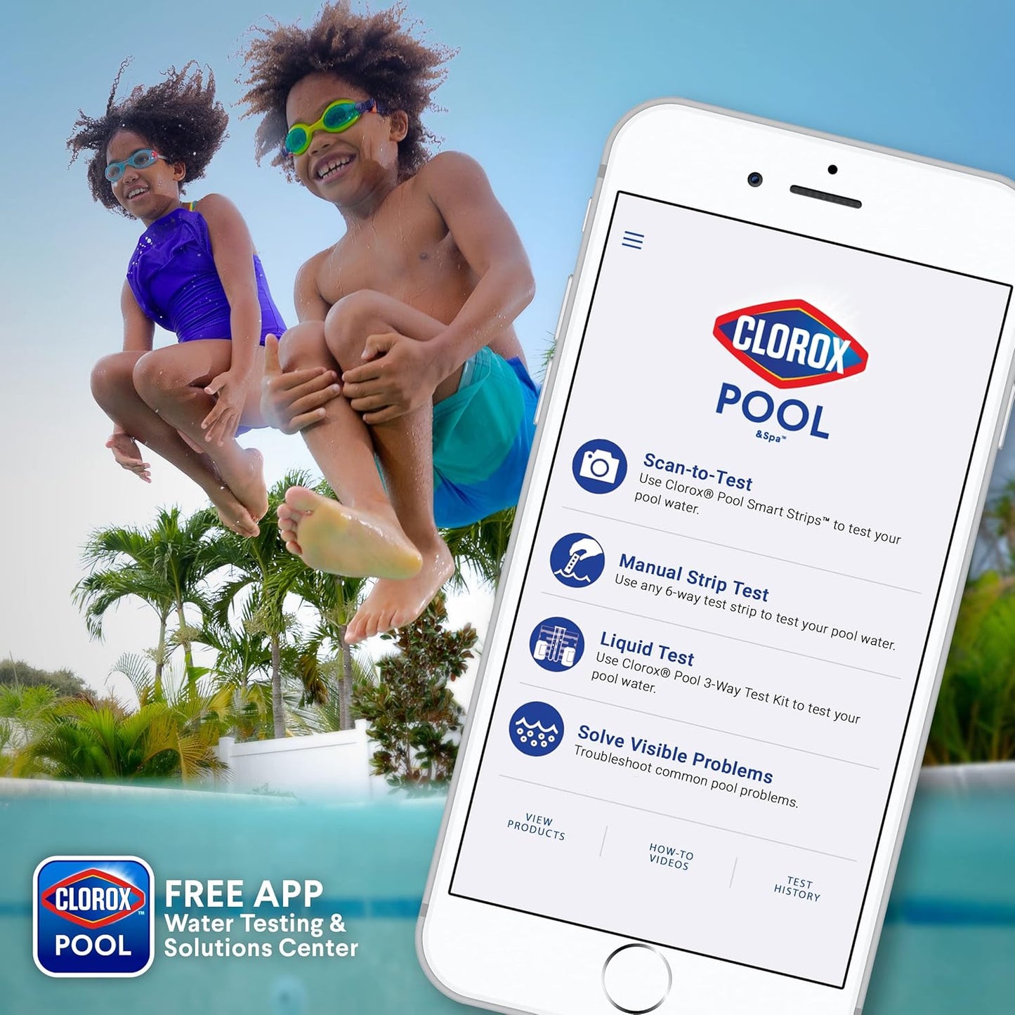 Clorox?Pool&Spa?Shock XTRABLUE?Plus, Kills Bacteria & Algae in Swimming Pools, Swim-Ready in 15 Minutes, (12-Pack), Granular