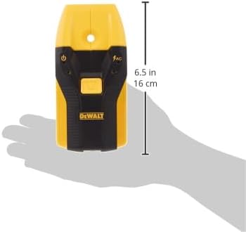 DEWALT Stud Finder, 3/4? Locate Framing Studs Efficiently with LED Arrows, Ideal for Wood and Metal, AAA Batteries Included (DW0100)