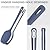 ChefAide 5 Pieces Silicone Spatula Set, Food Grade Rubber Spatula, Upgrade Strong Handle with Ergonomic Grip, Heat Resistant Up to 600? for Nonstick Cookware, Cooking