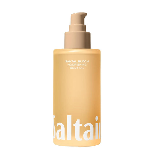 Saltair Body Oil - Luxurious Santal Bloom After Shower and Bath Oil for Women and Men. Botanical, Non-Greasy, Well-Absorbing Moisturizer for Hydrating Dry Skin ?4oz Pump Bottle