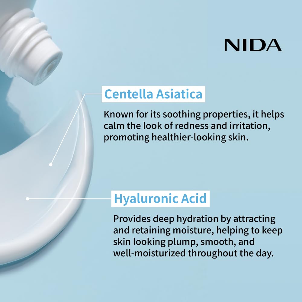NIDA Youthful Formula?Ultimate Moisturizing Cream | Centella Asiatica, Niacinamide, Hyaluronic Acid, Collagen | Wrinkles, Fine Lines, Dark Spots, Dry Skin, Redness | 3.38 fl. oz., 100ml (New Formula)