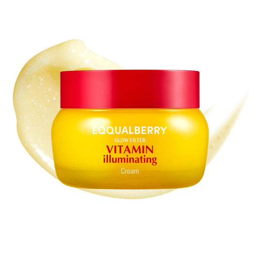 EQQUALBERRY Vitamin Illuminating Cream ?Vitamin C & 5% Niacinamide + 3% TXA | Dark spots Cream | Ceramide Barrier Strength | Glowy, Lightweight Hydration (1.69 fl.oz / 50ml)