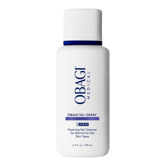 Obagi Nu-Derm Foaming Gel Cleanser for Face ?Deep-Cleansing & Hydrating Facial Cleanser with Aloe Vera ?For Normal to Oily Skin Types