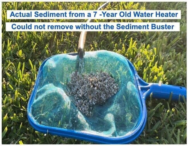 Sediment Buster - Water Heater Tool UL Verified V699054 ?Flushes, Cleans, Drains, Breaks Up Sediment Clogs from Electric or Gas Water Heaters ?Easy to Use