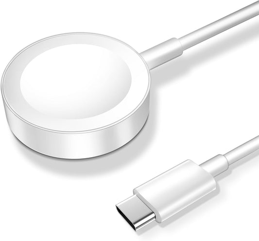???????? ???????????????? Magnetic Charging Cable for Apple Watch Charger,[USB C Port] Wireless Charging Cable Compatible with iWatch Series Ultra/10/9/8/7/6/SE/SE2/5/4/3/2[3.3FT/1M]-White