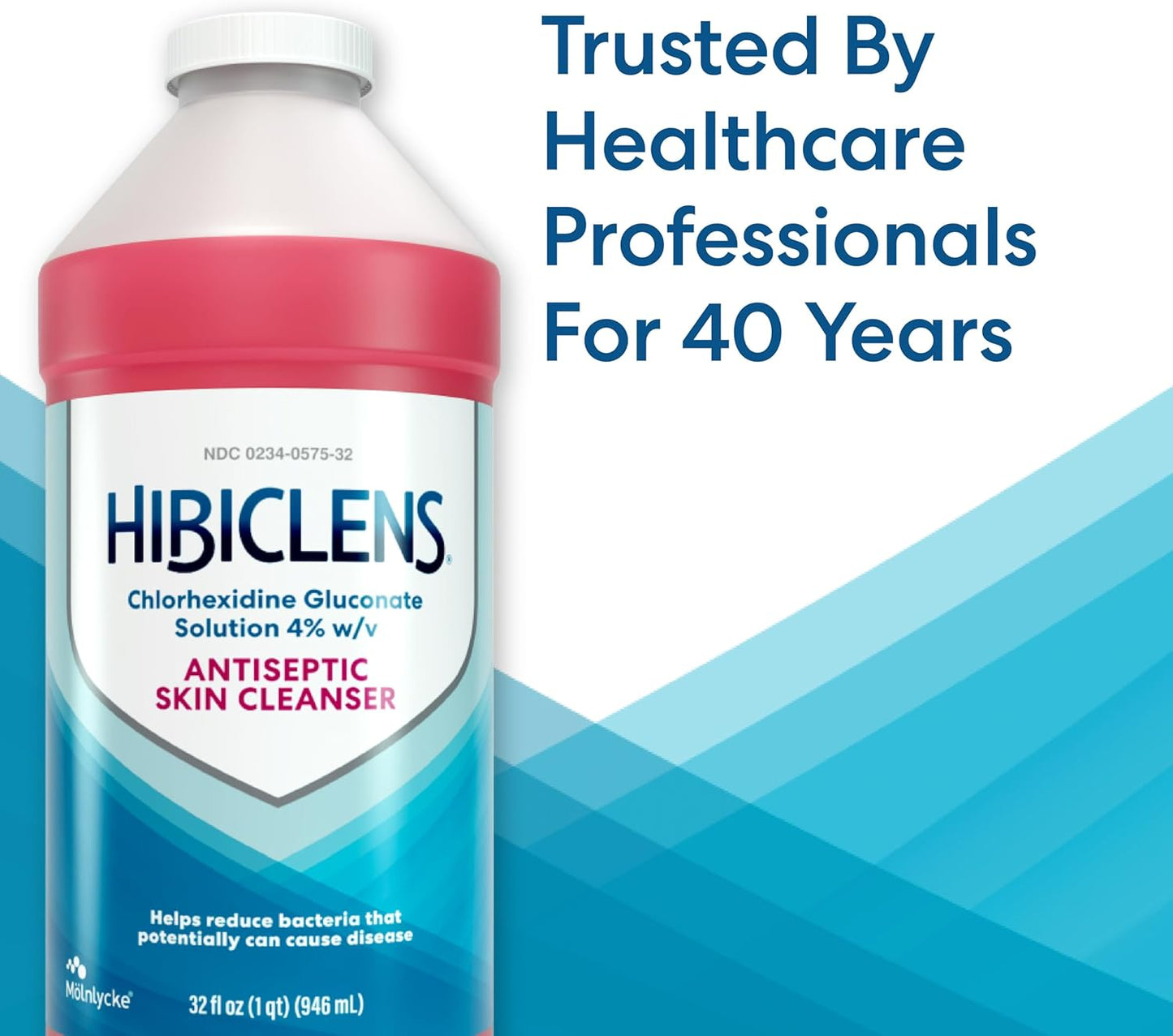 Hibiclens ?Antimicrobial and Antiseptic Soap and Skin Cleanser ?32 oz ?for Home and Hospital ?4% CHG, Packaging May Vary