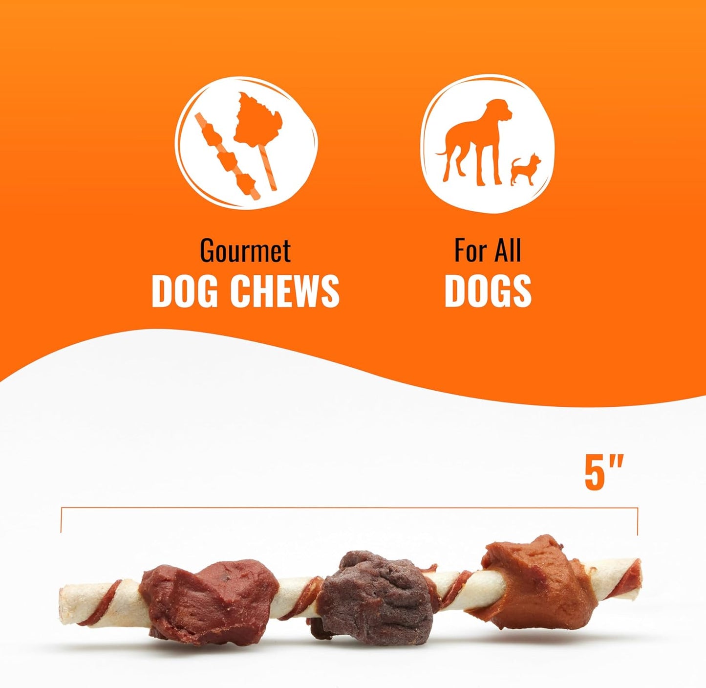 Good ??Fun Triple Flavor Kabobs Chews for All Dogs, 24 Ounces, Treat Your Dog to Long-Lasting Chews Made from Beef Hide, Real Chicken, Pork Hide, Duck and Chicken Liver