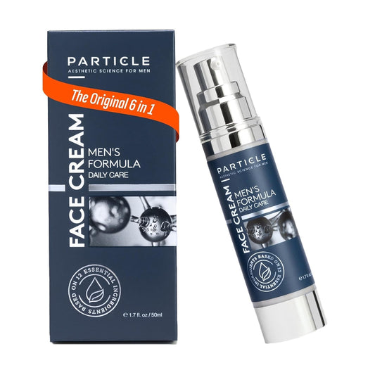 Particle 6-in-1 Face Cream for Men, Men? Daily Hydrating Moisturizer with Vitamin C, Jojoba Oil, Vitamin E & Hyaluronic Acid, Skin Care Routine, Healthy Skin Support, Pack of 1, 1.7 FL OZ