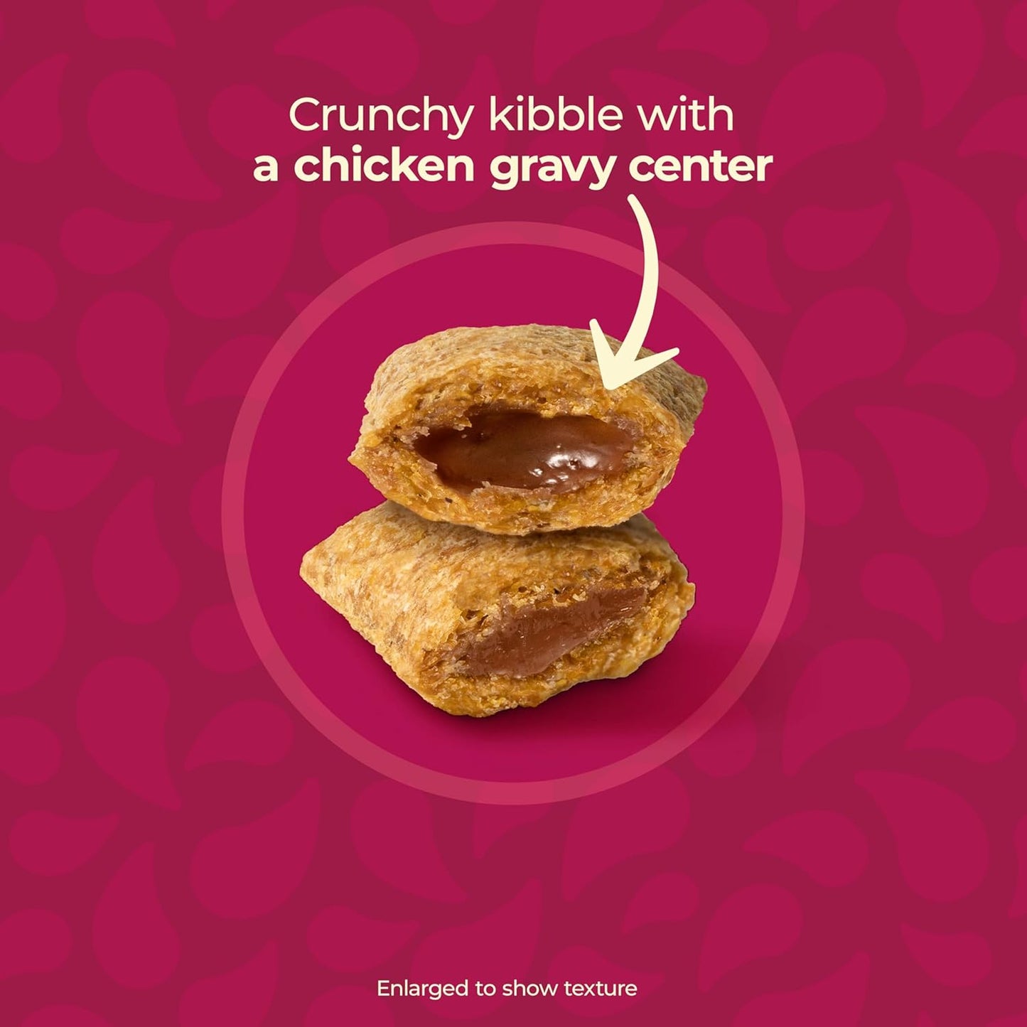 Meow Mix Gravy Bursts, Savory Chicken Flavor Mix, Gravy Filled Dry Cat Food, 3 lb. Bag