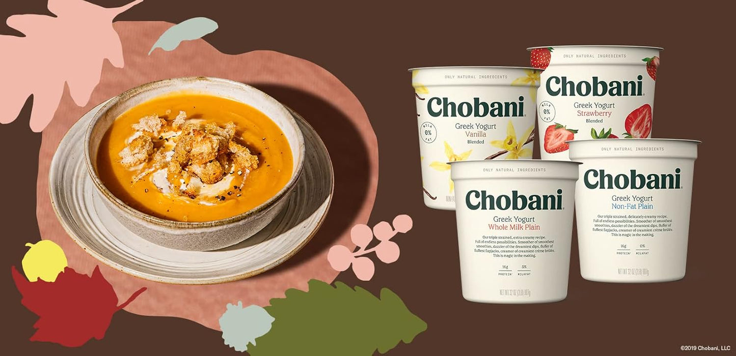 Chobani?Vanilla Blended Non-Fat Greek Yogurt 32oz