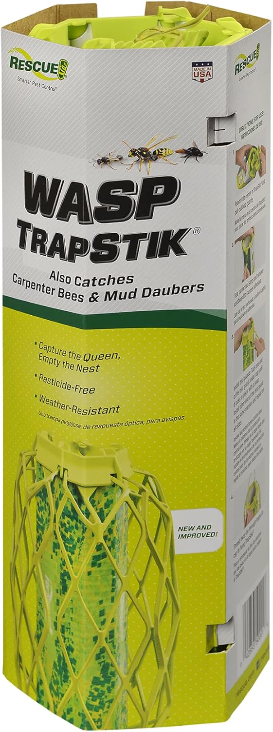 RESCUE! VisiLure?TrapStik for Wasps, Mud Daubers, Carpenter Bees ?2 Pack