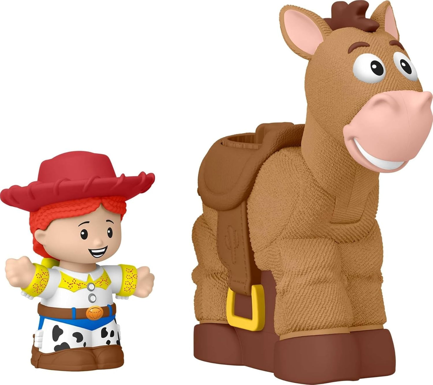 Fisher-Price Little People Toddler Toys Disney Pixar Toy Story Bobbin?Bullseye Horse & Jessie Figures for Pretend Play Kids Ages 18+ Months