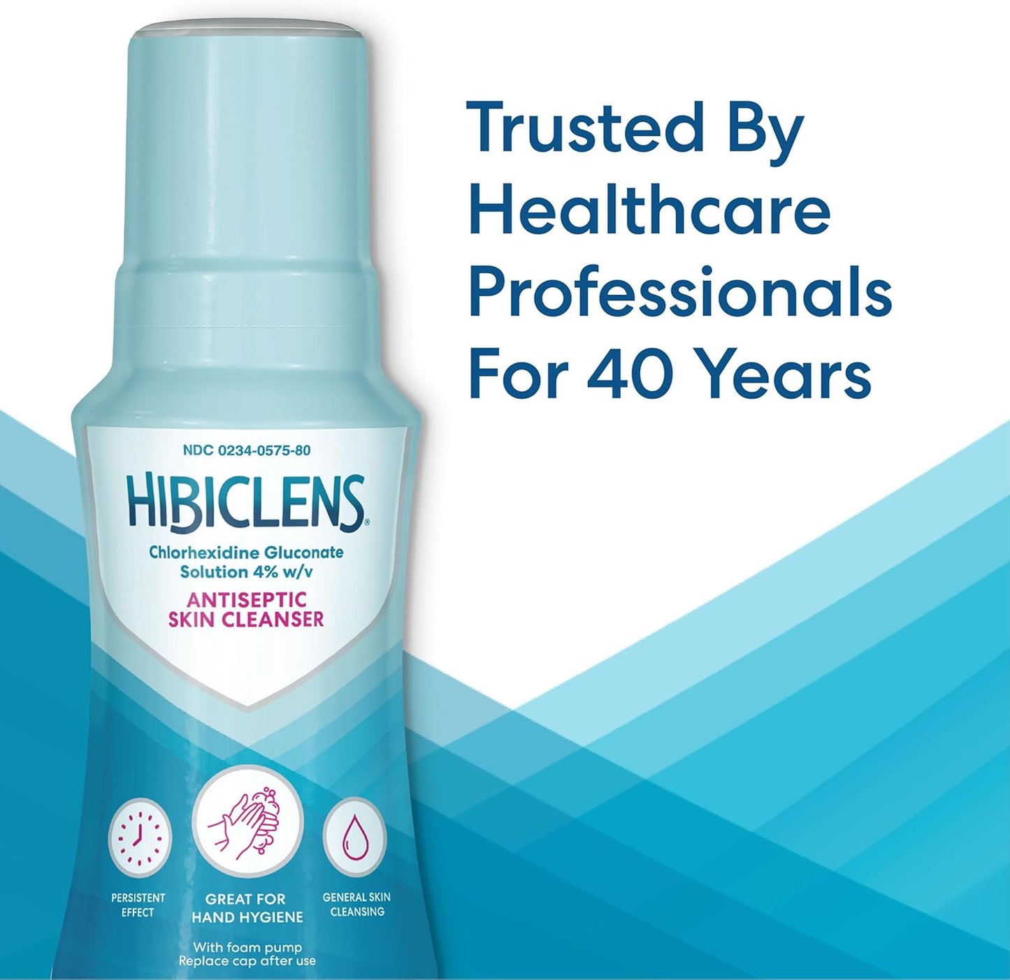 Hibiclens ?Antimicrobial and Antiseptic Soap and Skin Cleanser ?8 oz with Foaming Pump ?for Home and Hospital ?4% CHG