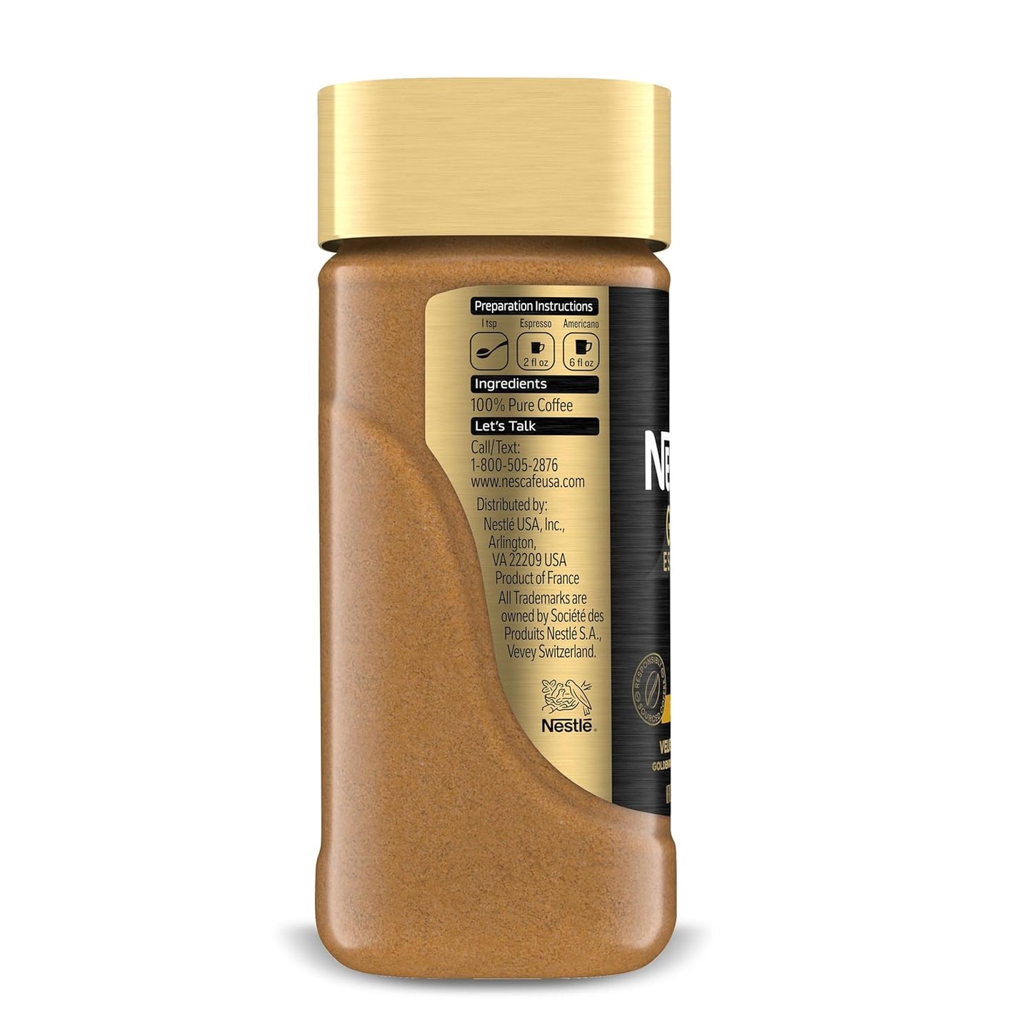 NESCAF?Gold Espresso Blonde, Instant Coffee, 3.5 oz