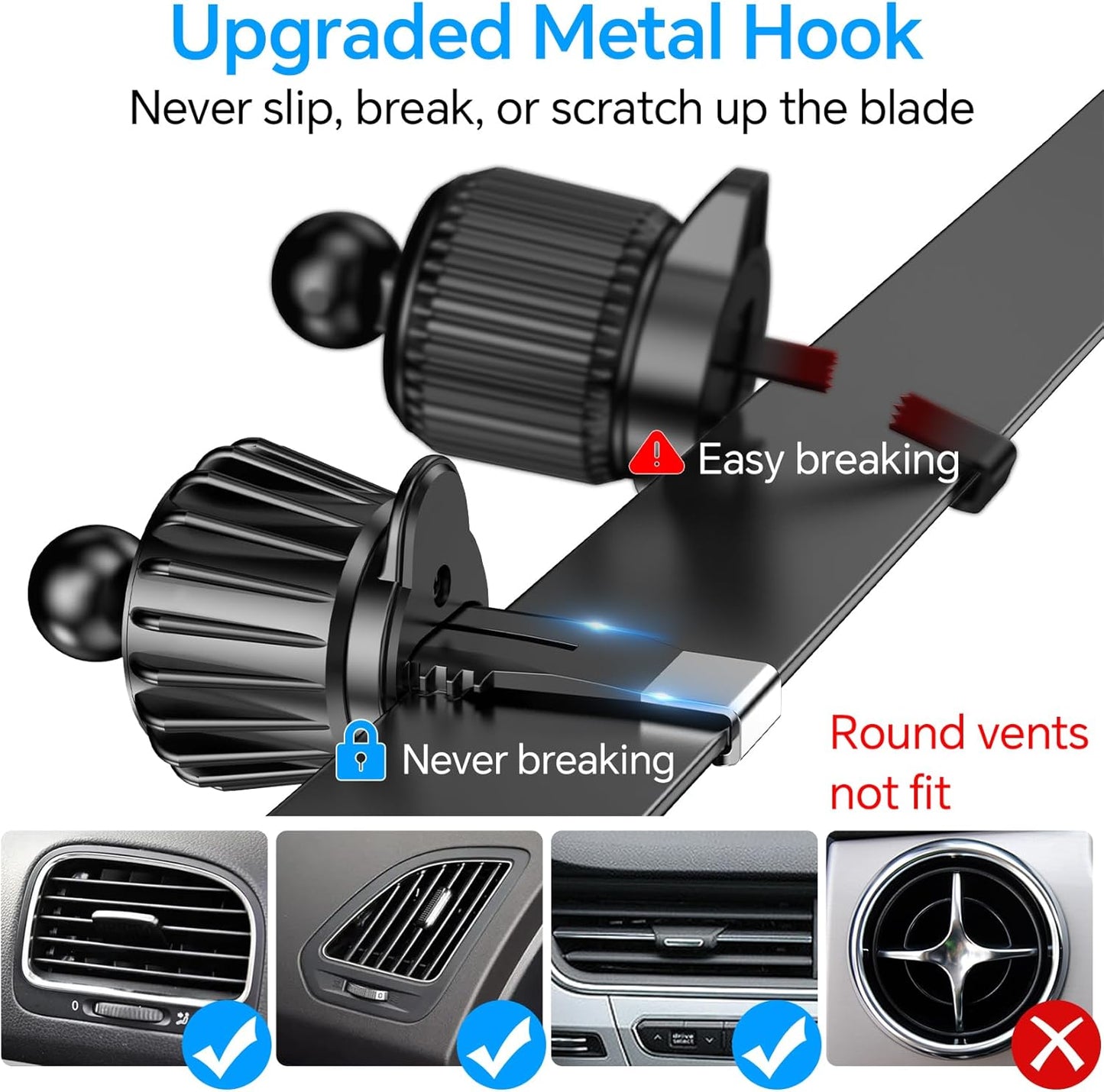 Kaistyle for Magsafe Car Mount?20 Strong Magnets?Magnetic Phone Holder for Car Phone Holder Mount Dash Mounted Holders Cell Phone Holders for Your Car Accessories for Women Men for iPhone 17 16 15 14