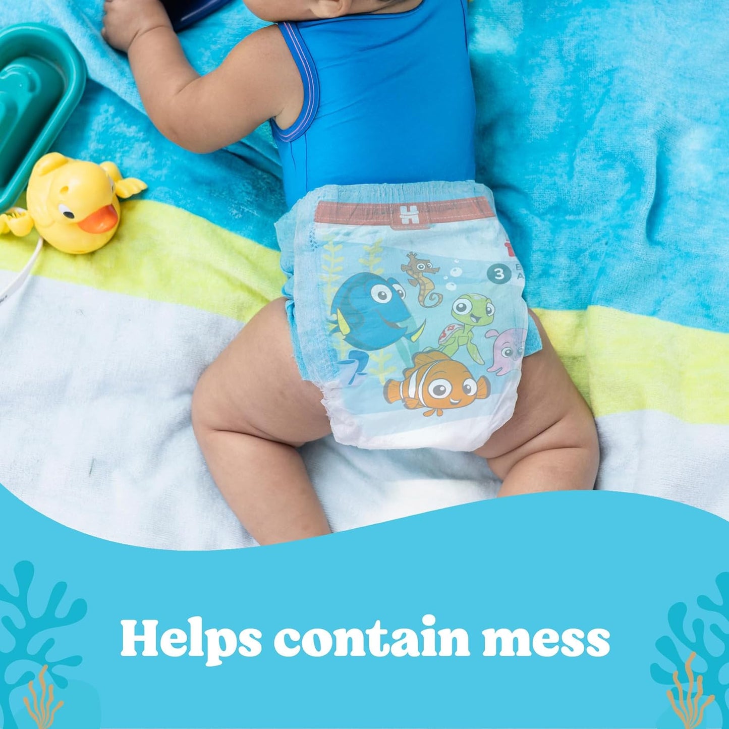 Huggies Little Swimmers Disposable Swim Diapers, Size 5-6 (32+ lbs), 17 Ct
