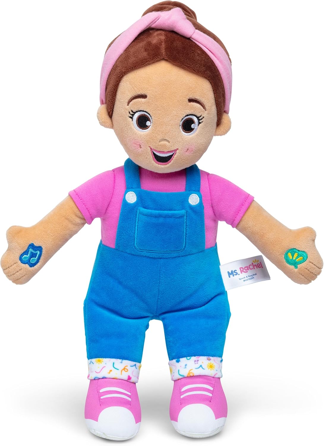 Ms. Rachel Official Speak & Sing Doll, 16?Tall Interactive Toy with 4 Songs & 16+ Phrases, Toddler Toys for Girls & Boys Ages 6 Months to 3+ Years.