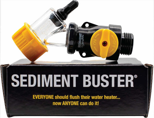 Sediment Buster - Water Heater Tool UL Verified V699054 ?Flushes, Cleans, Drains, Breaks Up Sediment Clogs from Electric or Gas Water Heaters ?Easy to Use