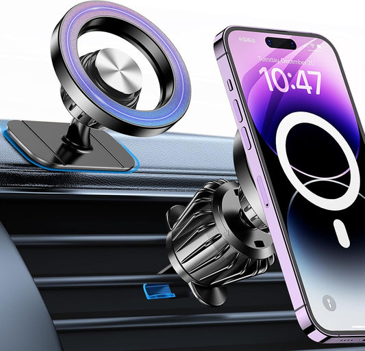 Kaistyle for Magsafe Car Mount?20 Strong Magnets?Magnetic Phone Holder for Car Phone Holder Mount Dash Mounted Holders Cell Phone Holders for Your Car Accessories for Women Men for iPhone 17 16 15 14
