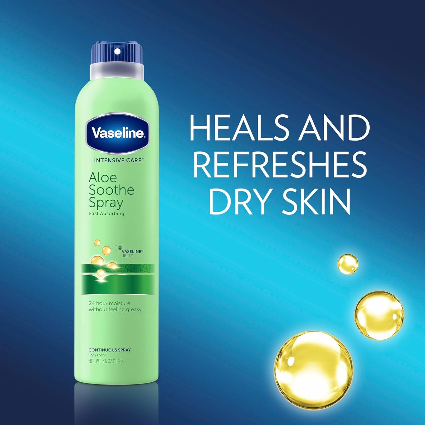 Vaseline?Intensive Care?Aloe Soothe Spray, 6.5 Oz