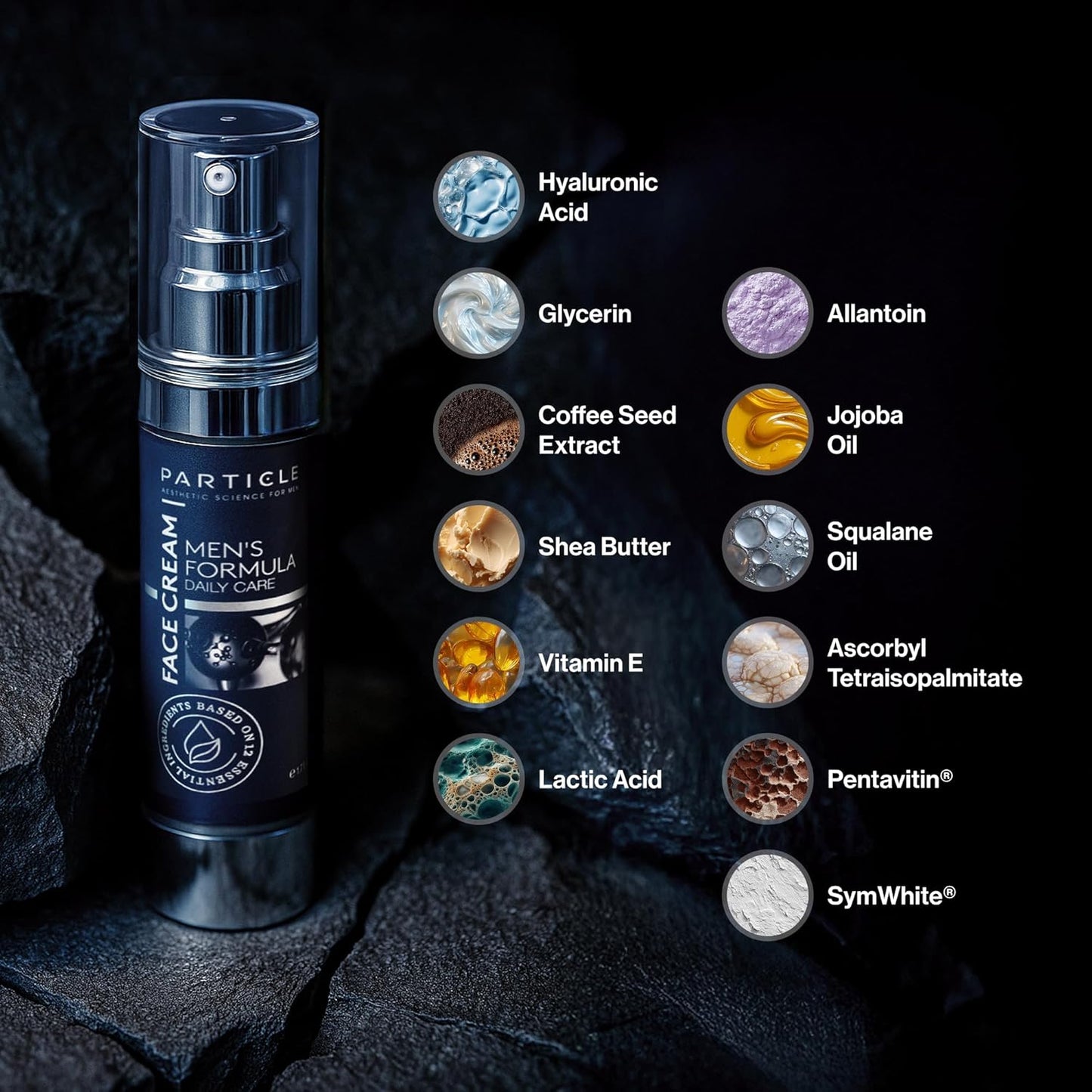 Particle 6-in-1 Face Cream for Men, Men? Daily Hydrating Moisturizer with Vitamin C, Jojoba Oil, Vitamin E & Hyaluronic Acid, Skin Care Routine, Healthy Skin Support, Pack of 1, 1.7 FL OZ