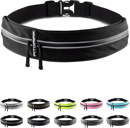 Fitgriff?Running Belt for Men & Women - Secure Jogging Pouch for Phone, Keys & Essentials - For All Cell Phones