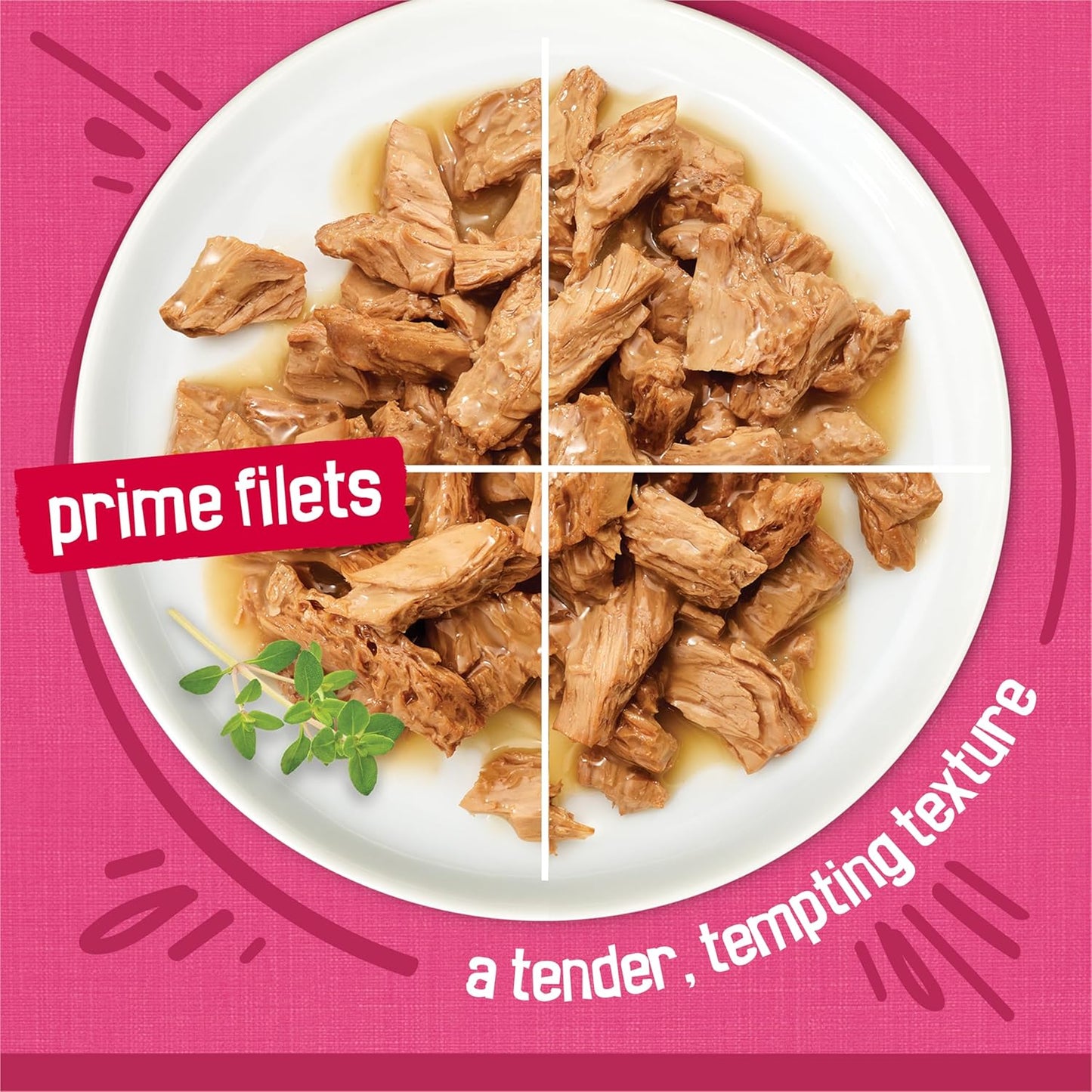 Purina Friskies Gravy Wet Cat Food Variety Pack, Surfin?and Turfin?Prime Filets Favorites - (Pack of 40) 5.5 oz. Cans