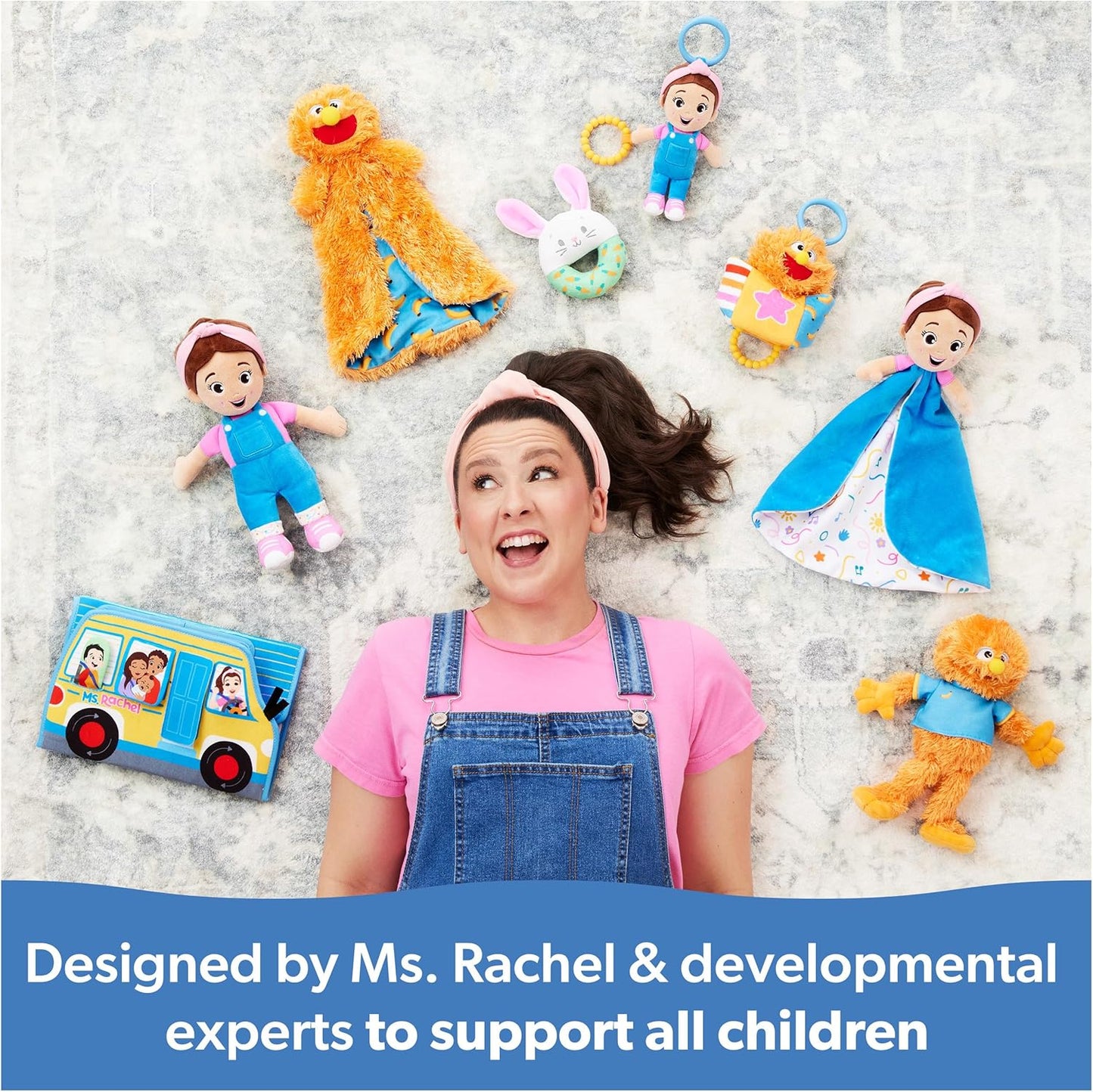 Ms. Rachel Official Speak & Sing Doll, 16?Tall Interactive Toy with 4 Songs & 16+ Phrases, Toddler Toys for Girls & Boys Ages 6 Months to 3+ Years.